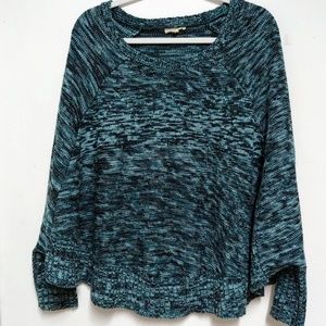 Mystree oversized scoop neck knit sweater